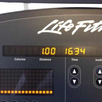 1 mile on treadmill
