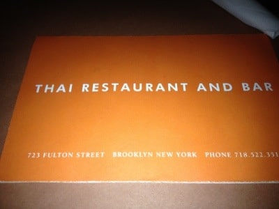 National Thai Restaurant NYC