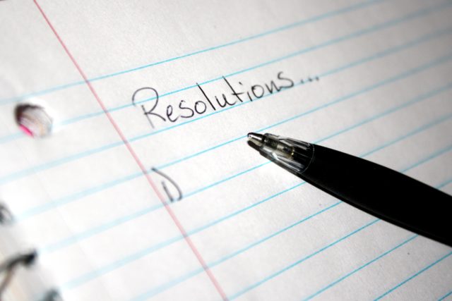 New Year Resolution List