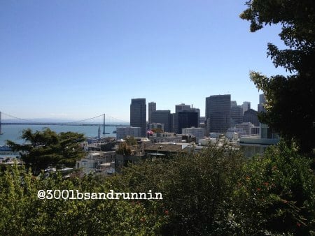 300 Pounds and Running San Francisco (Coit Tower)